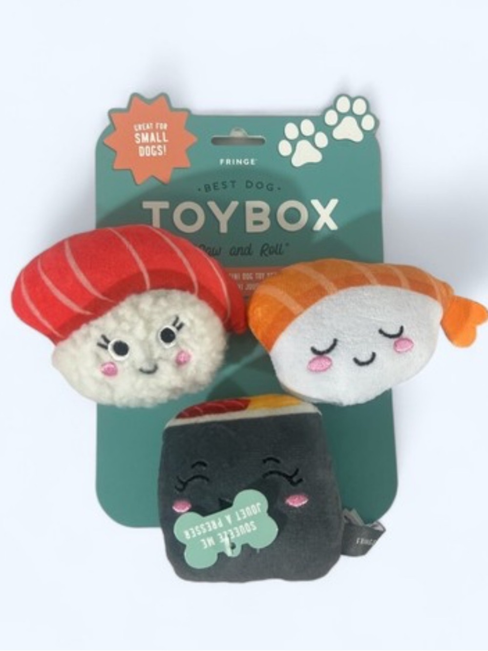 Fringe Studio Plush Sushi Pet Toy Trio